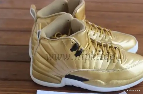 Authentic Air Gold 12 Jordan Pinnacle 0513